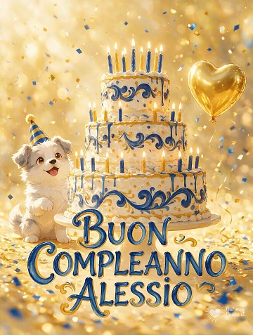 Buon Compleanno Alessio