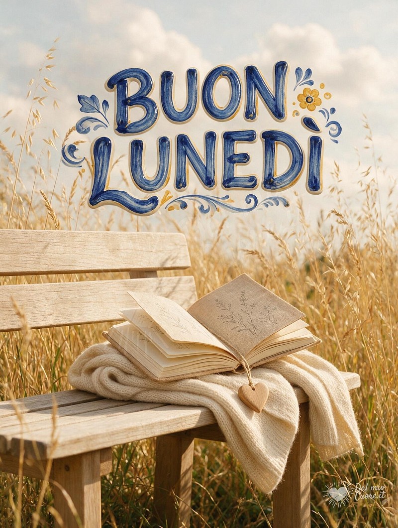 Buon lunedì con aria fresca e luce del mattino