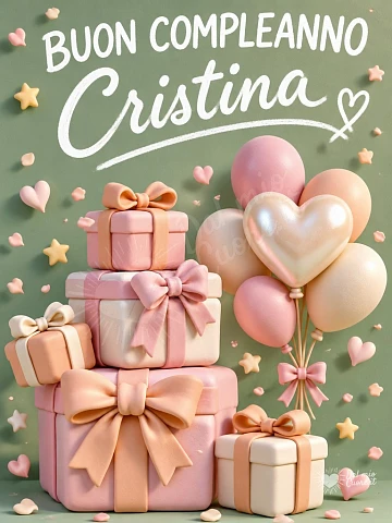 Buon Compleanno Cristina