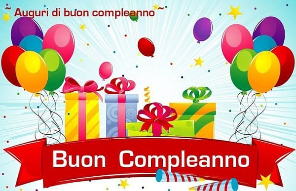 Auguri di Buon Compleanno. Buon compleanno