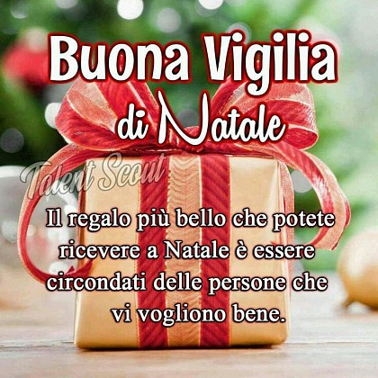 Buona Vigilia di Natale