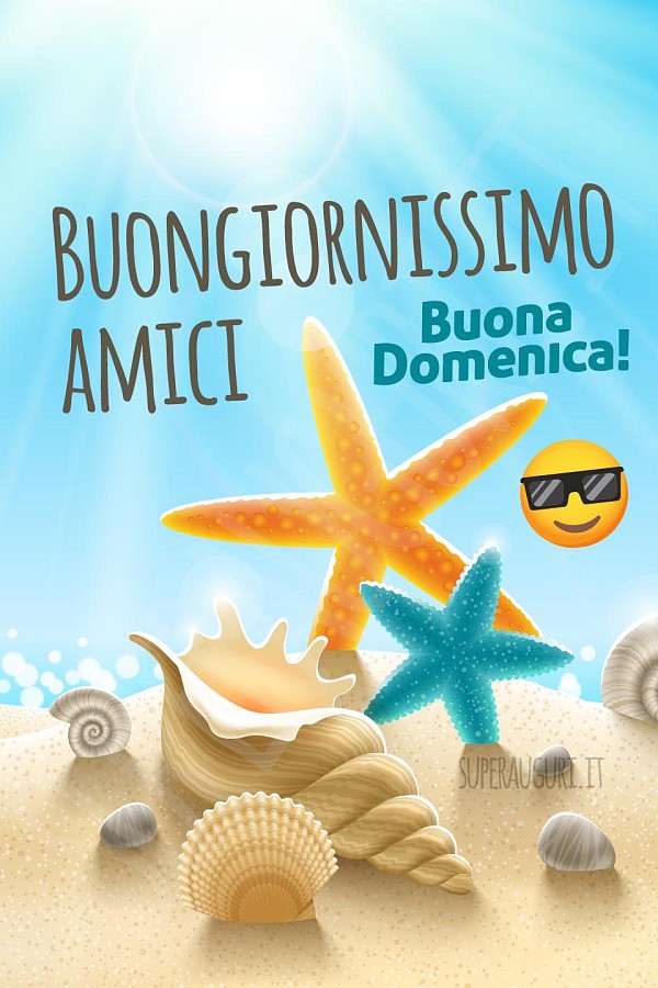Buongiornissimo amici! Buona domenica!