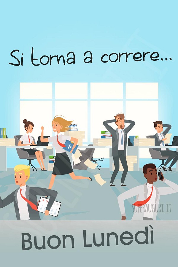 Si torna a correre... Buon lunedì