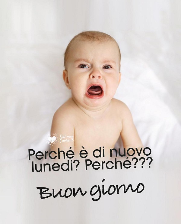 Perché è di nuovo lunedì? Perché???