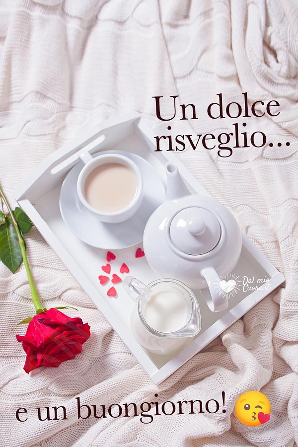 Un dolce risveglio... e un buongiorno!