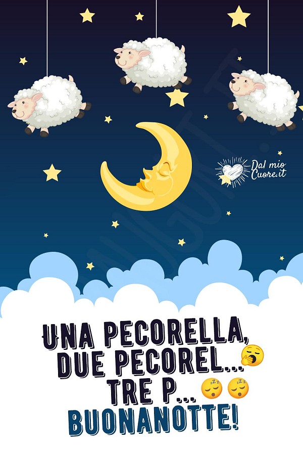 Una pecorella, due pecorel... tre p... buonanotte!