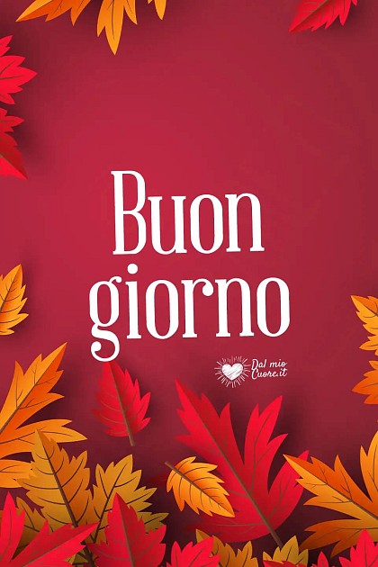 Buon giorno autunnale
