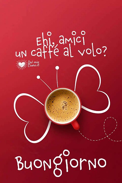 Ehi amici, un caffè al volo?