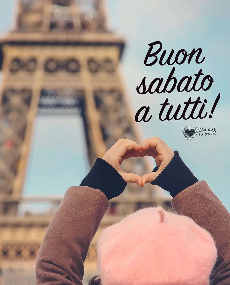 Buon sabato a tutti!