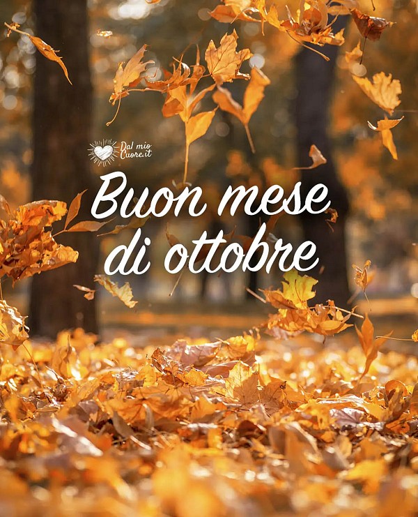 Buon mese di Ottobre
