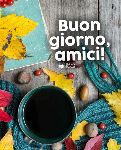 Buon giorno, amici!