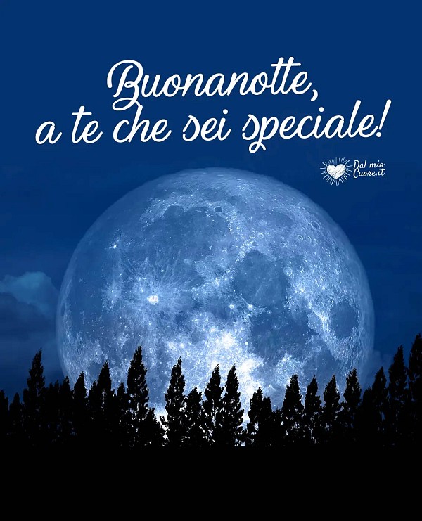 Buonanotte, a te che sei speciale!