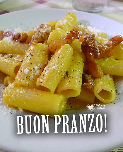 Buon pranzo (con carbonara)