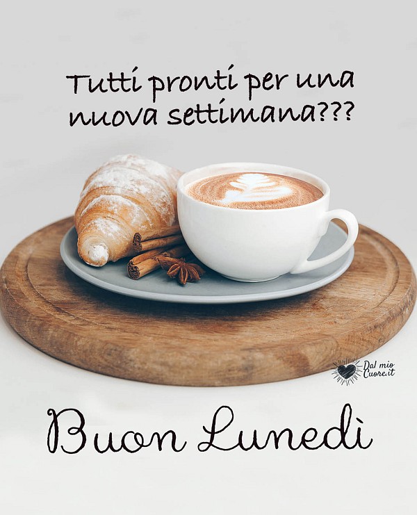 Tutti pronti per una nuova settimana??? Buon Lunedì