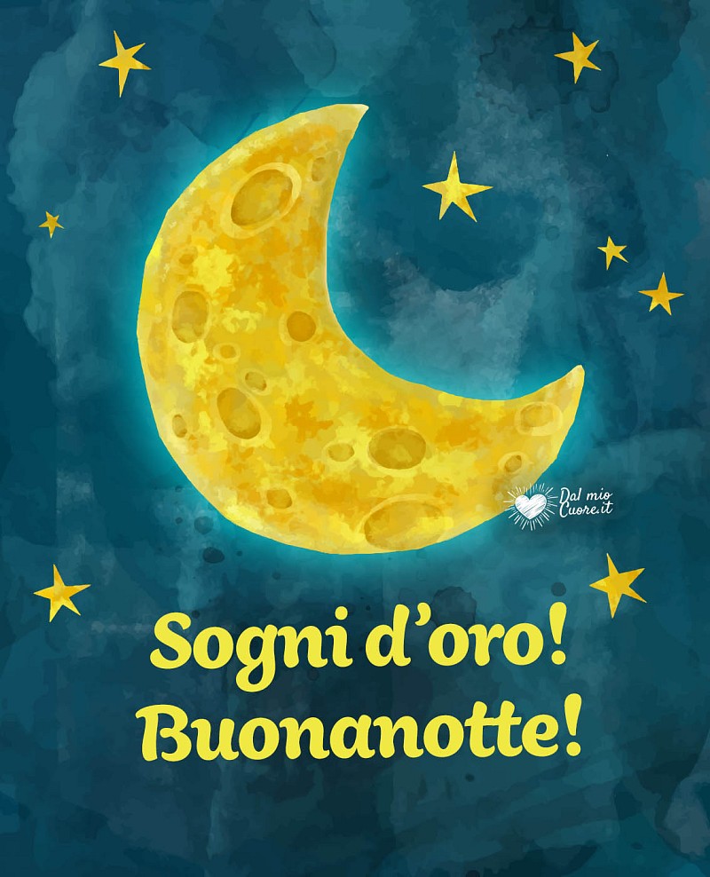 Sogni d'oro! Buonanotte!