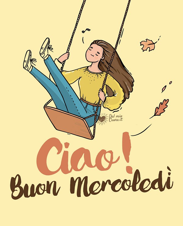 Ciao! Buon mercoledì
