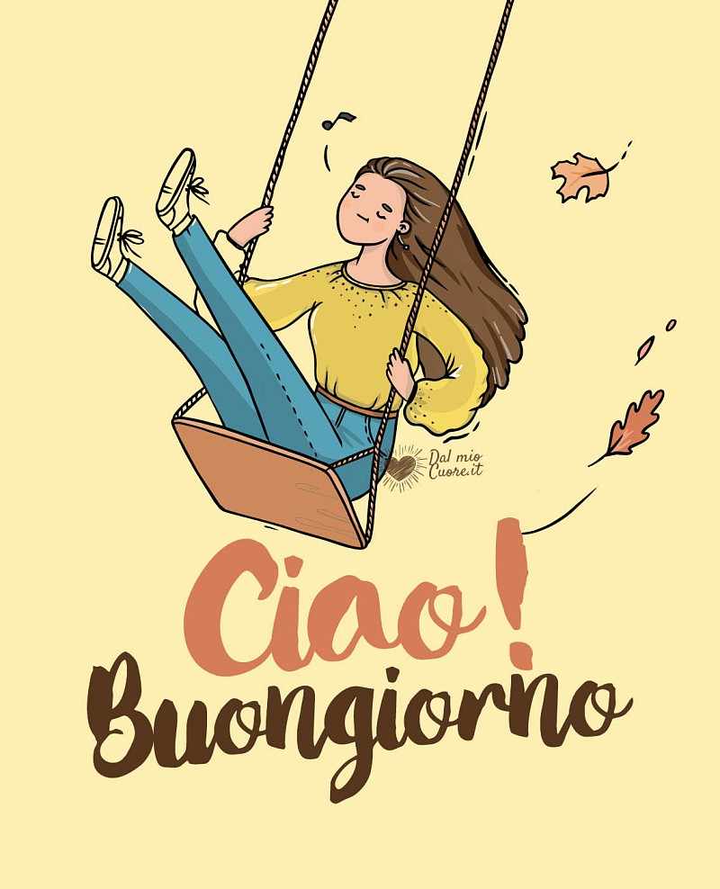 Ciao! Buongiorno