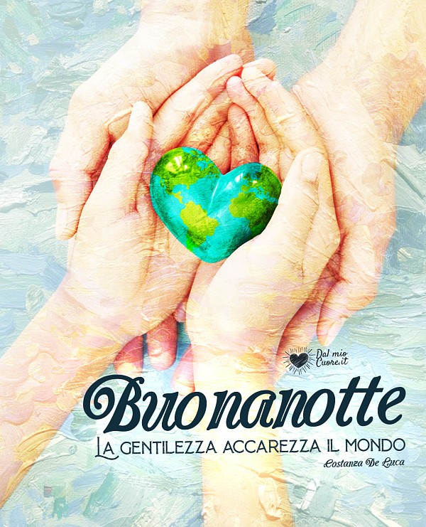 La gentilezza accarezza il mondo.