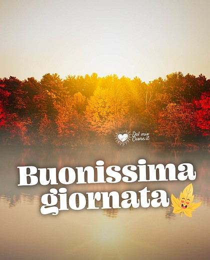 Buonissima giornata autunnale