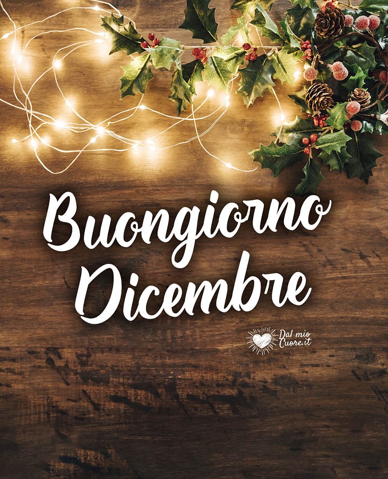 Buongiorno dicembre