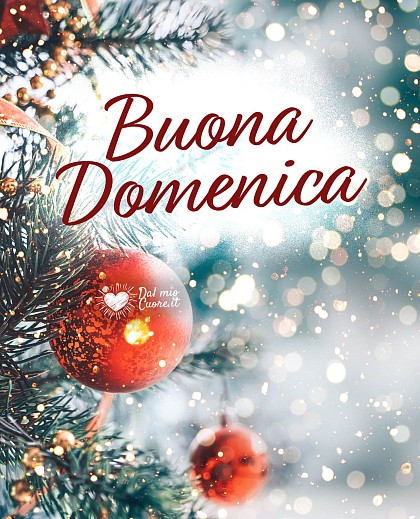 Buona domenica Natalizia