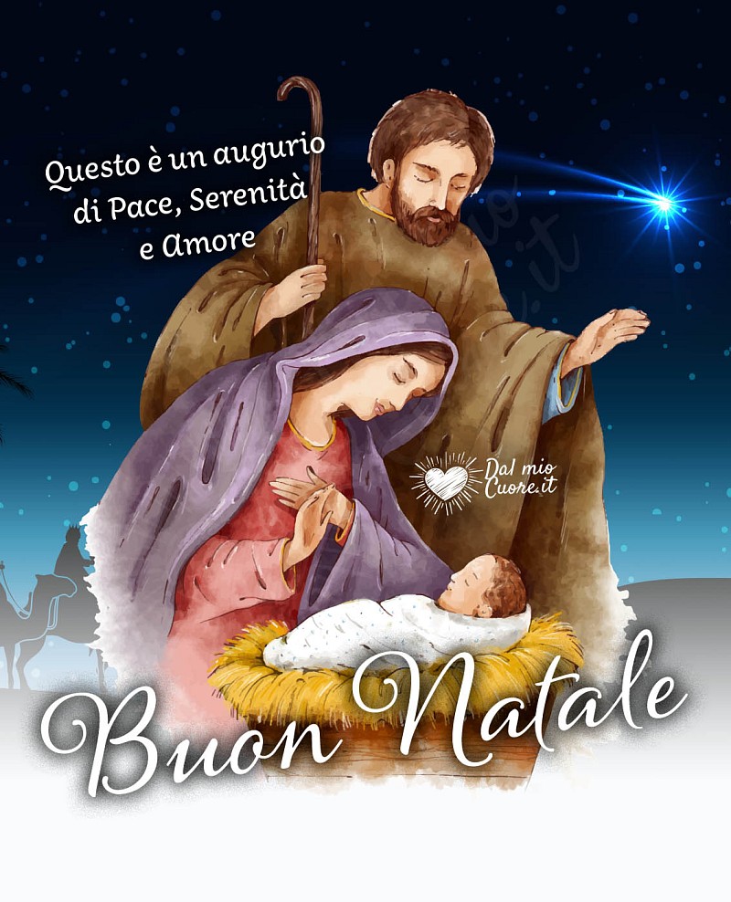 Questo è un augurio di Pace, Serenità e Amore. Buon Natale
