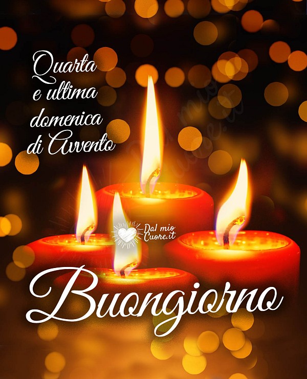 Quarta e ultima domenica di avvento. Buongiorno