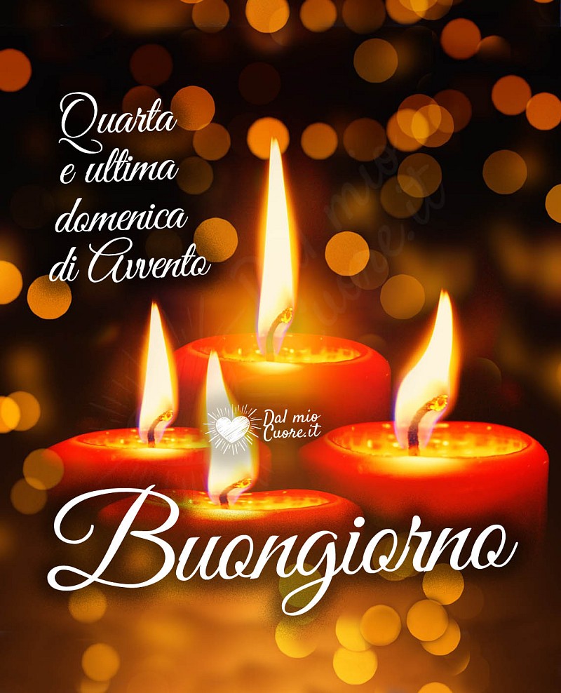 Quarta e ultima domenica di avvento. Buongiorno