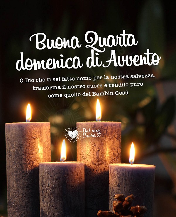 Preghiera di Buona quarta domenica di Avvento