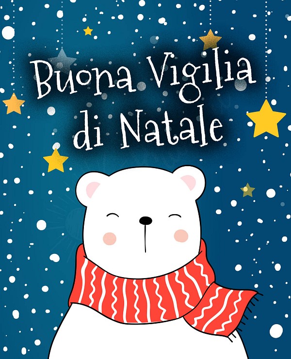 Buona vigilia di Natale Tenera