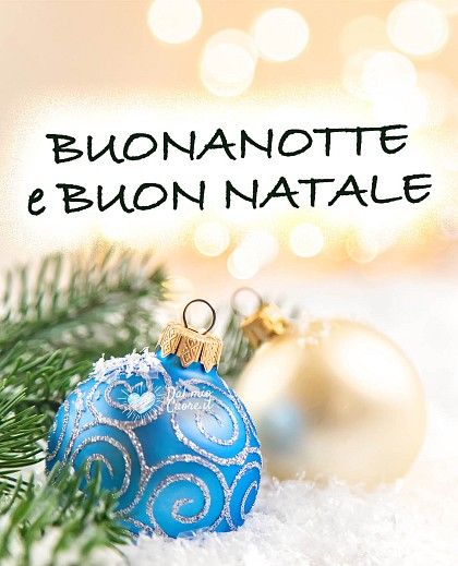 Buonanotte e Buon Natale