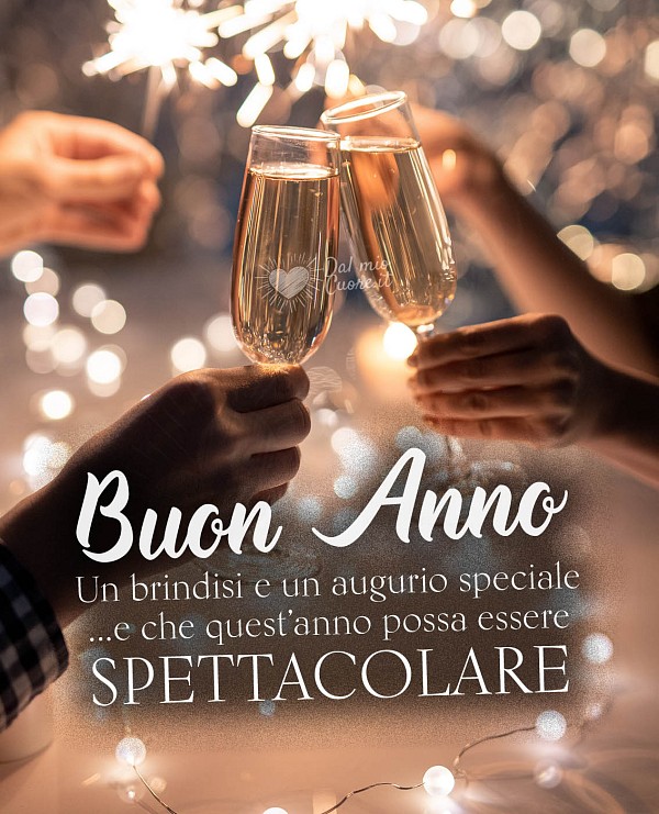 Un brindisi e un augurio speciale... e che quest’anno possa essere SPETTACOLARE!