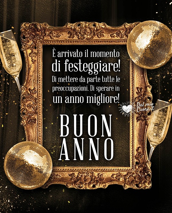 È arrivato il momento di mettere da parte tutte le preoccupazioni. Buon Anno