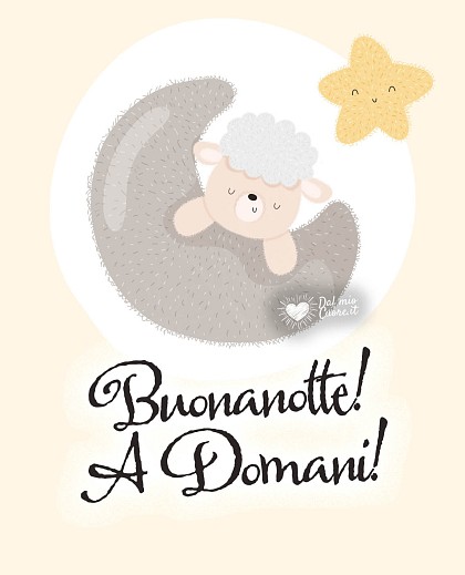 Buonanotte! A domani!