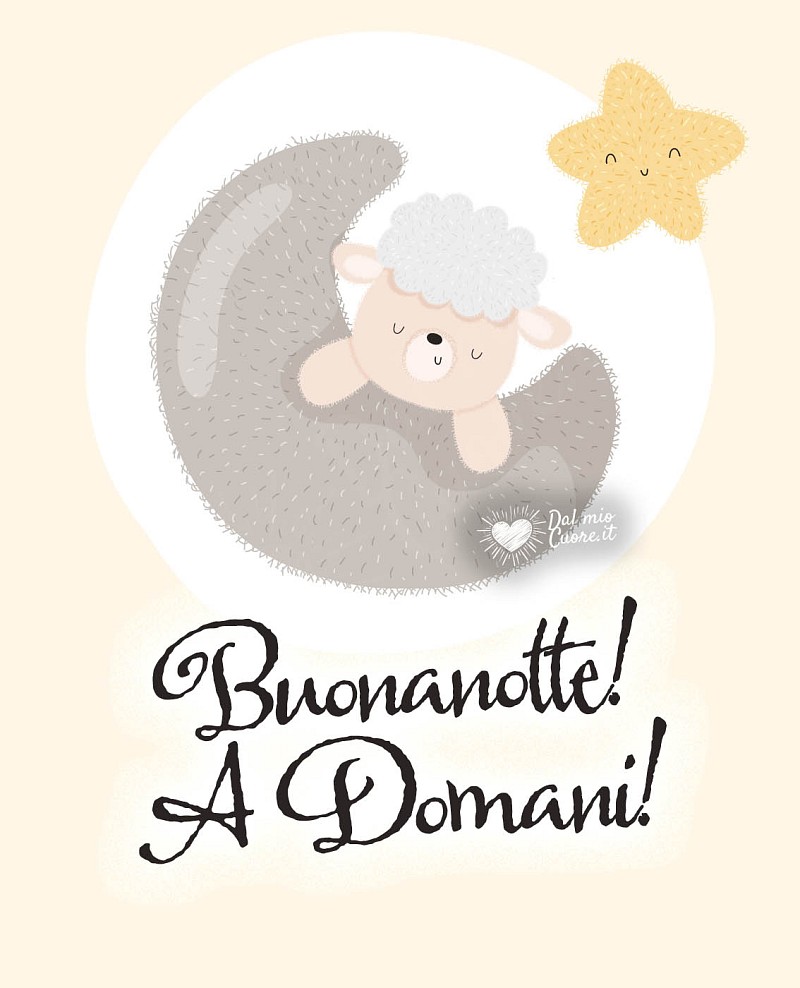 Buonanotte! A domani!