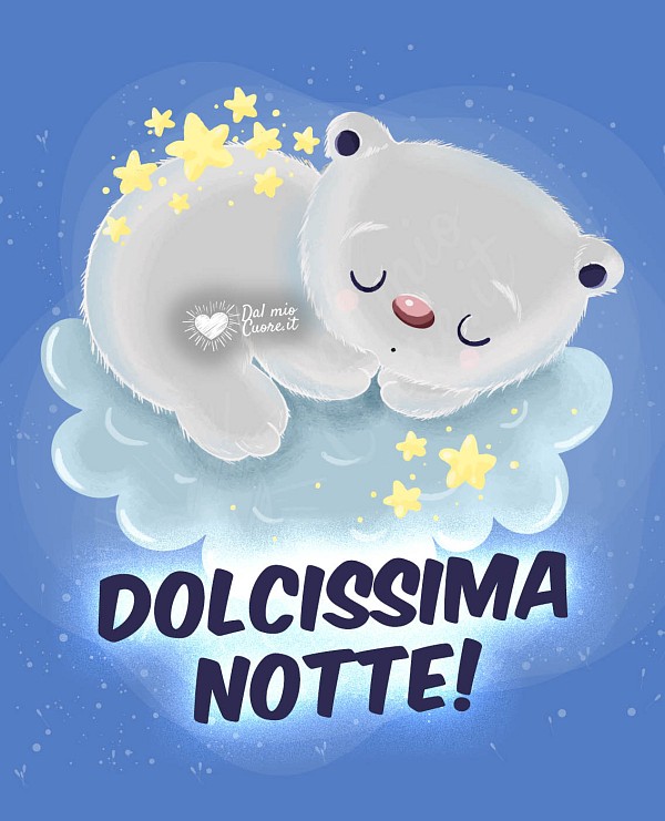 Dolcissima notte con orsetto
