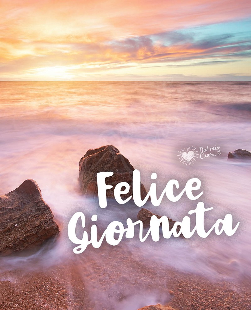Felice Giornata con alba sul mare