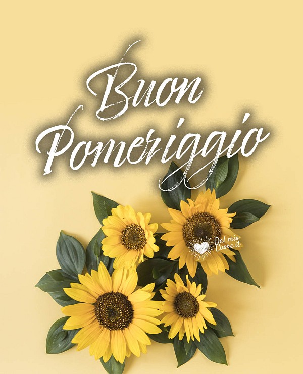 Buon pomeriggio fiorato