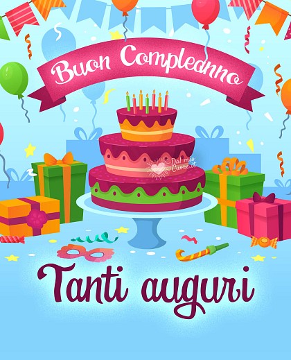 Buon compleanno. Tanti auguri