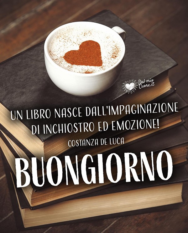 Un libro nasce dall'impaginazione di inchiostro ed emozione! Buongiorno