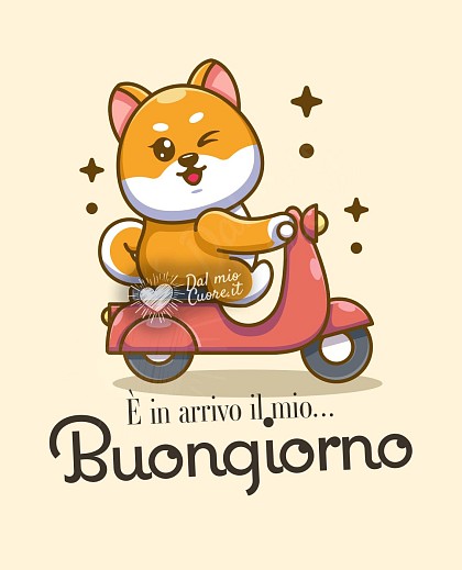 È in arrivo il mio buongiorno