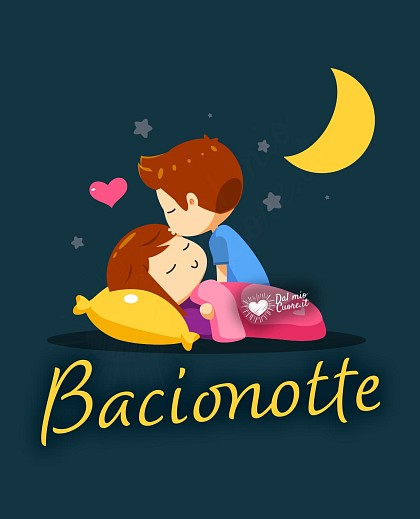 Bacionotte. Buonanotte romantica