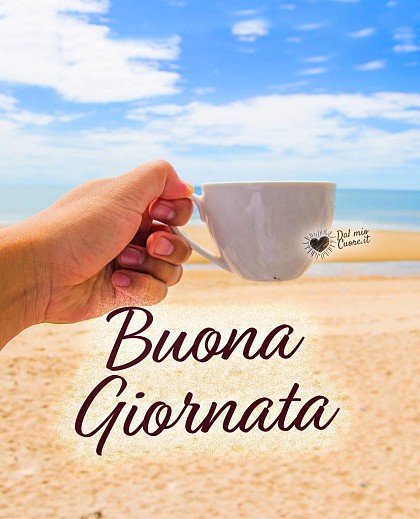Buona giornata al mare
