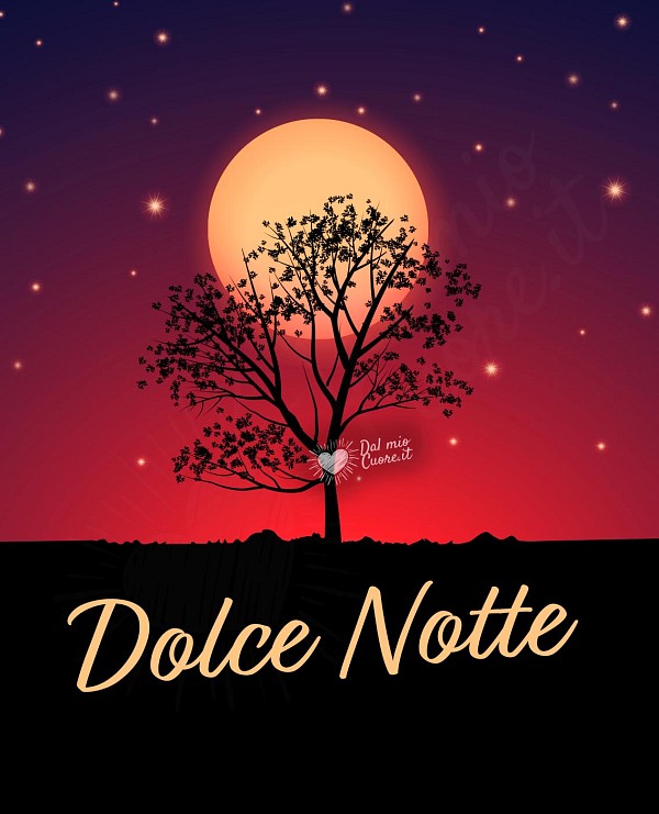Dolce Notte con luna piena