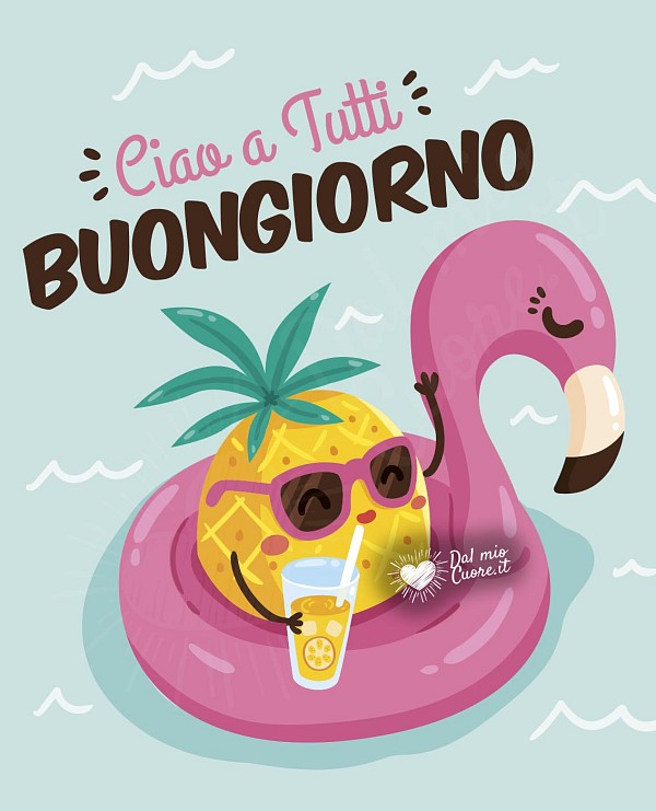 Ciao a tutti! Buongiorno
