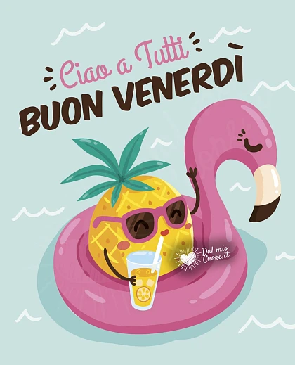 Ciao a tutti! Buon venerdì