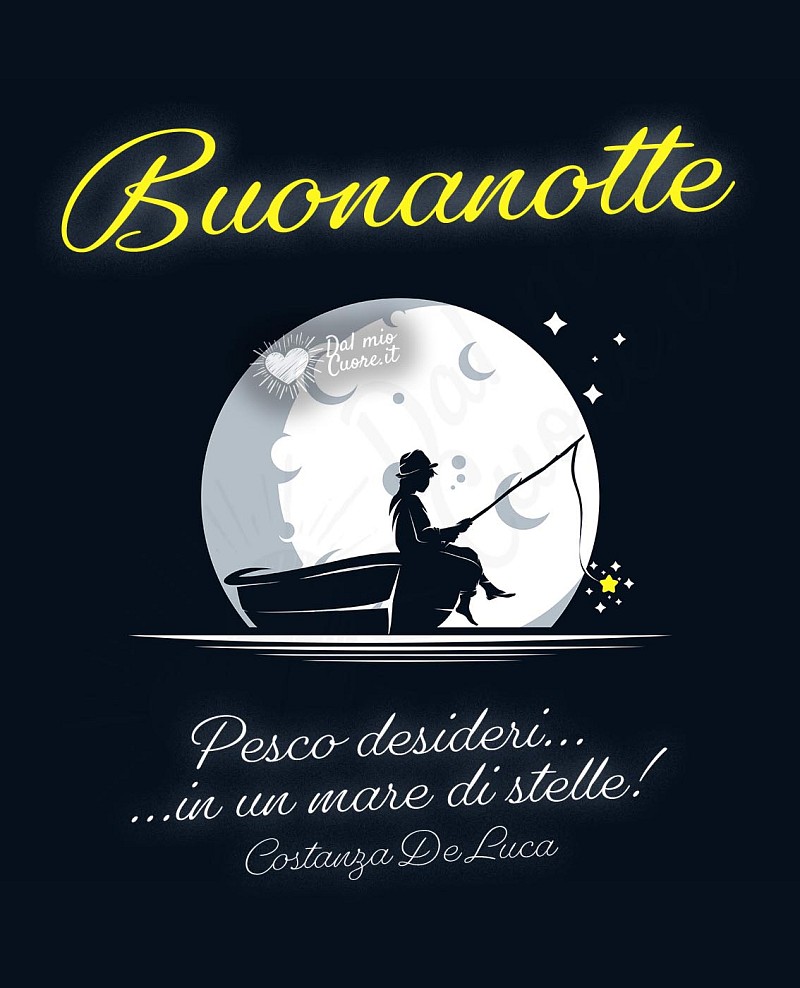 Pesco desideri... in un mare di stelle! Buonanotte
