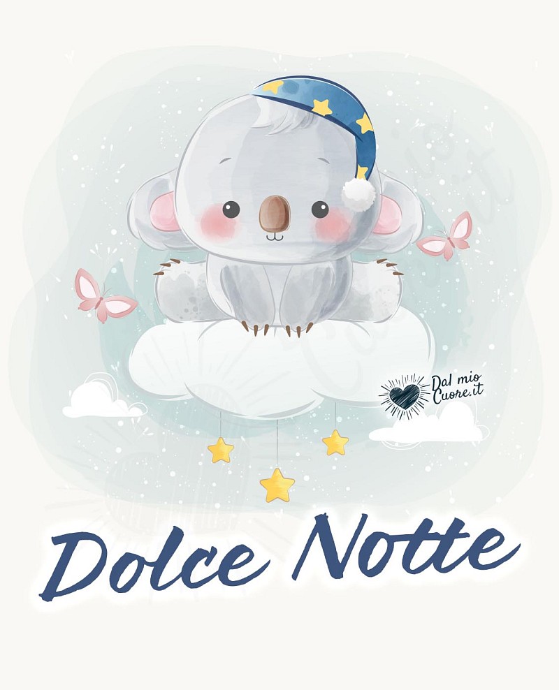 Dolce notte con koala