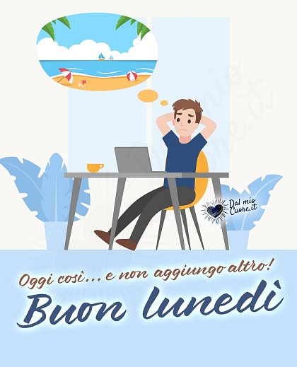 Oggi così... e non aggiungo altro! Buon lunedì