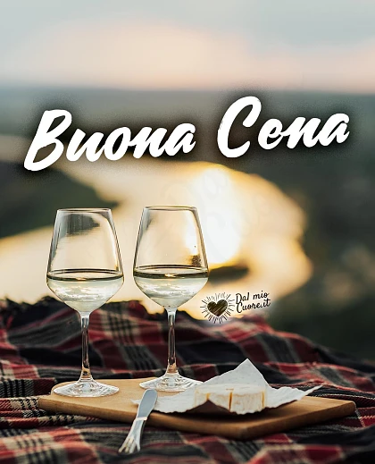 Buona cena (romantica al tramonto)